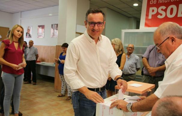 Conesa afronta "tranquilo" el momento histórico del PSRM en la elección "libre y directa" de su representante