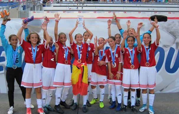 España acaba quinta en la primera edición femenina de la Danone Nations Cup