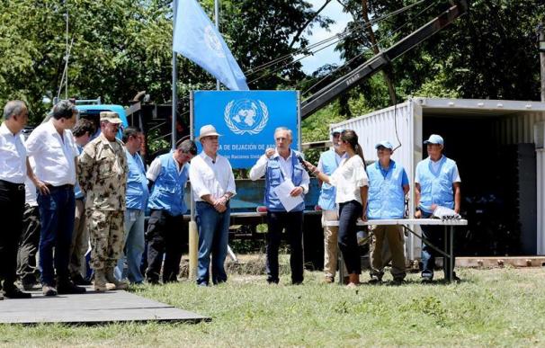 Santos tras el desarme total de las FARC: "Hoy el conflicto termina"
