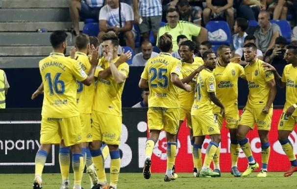 (Crónica) Calleri y Remy le dan la primera victoria liguera a Las Palmas ante el Málaga (1-3)