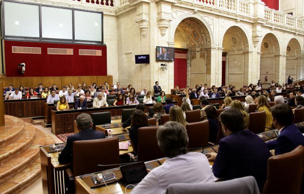 El Parlamento Andaluz debatirá el jueves el apoyo a Gobierno, TC y Fiscalía en defensa del estado de derecho