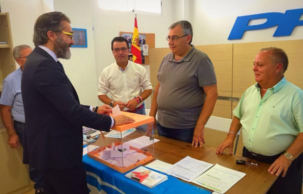 Borja Gutiérrez, reelegido como presidente del PP en Brunete con casi el 79% de los votos