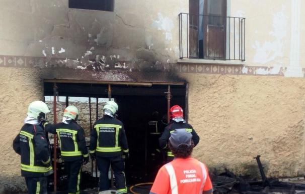 Bomberos intervienen en tres incendios en Caparroso, Gazolaz y Usetxi