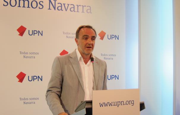Esparza (UPN) afirma que el Gobierno de Navarra "no ha estado a la altura" con el TAV y "ha antepuesto sus Presupuestos"