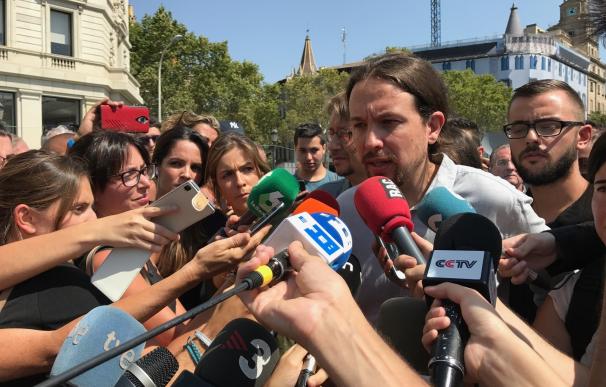 Iglesias lanza un mensaje de fraternidad a una Barcelona referente en "tolerancia y solidaridad"