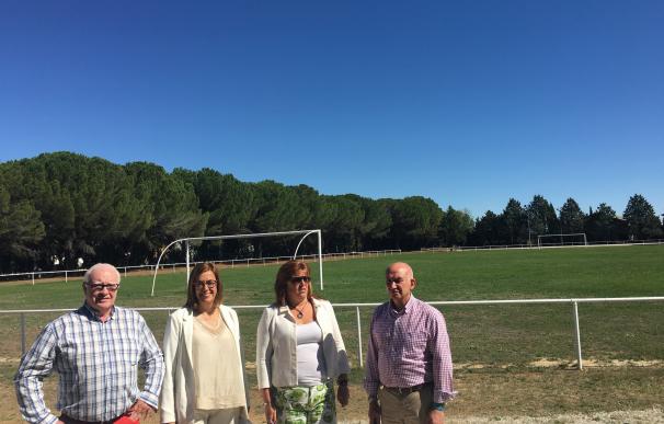 Finaliza la remodelación del polideportivo de Villoldo (Palencia) con una inversión de la Diputación de 21.000 euros