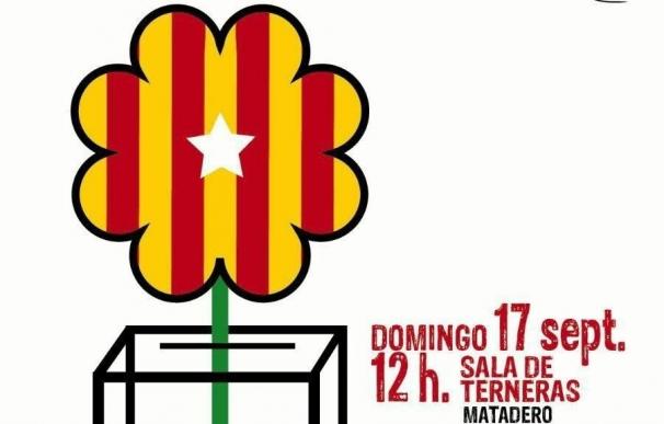 Matadero acogerá el 17 de septiembre un acto en apoyo al referéndum de Cataluña, una "legítima aspiración"