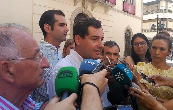 Moreno (PP-A) califica de "perozoso" y "vago" al Gobierno andaluz, con una presidenta "ausente" ante los "problemas"