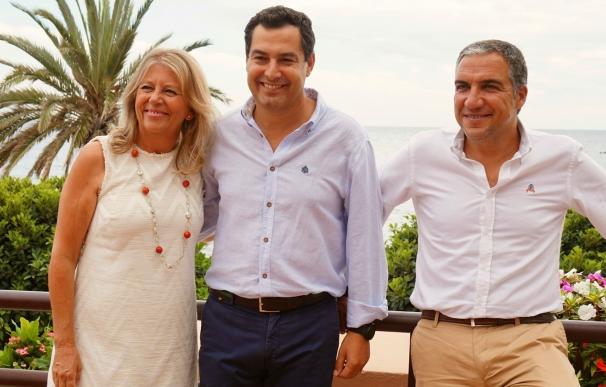 Juanma Moreno asegura que la nueva alcaldesa encarna el "espíritu de fortaleza y potencialidad" de Marbella