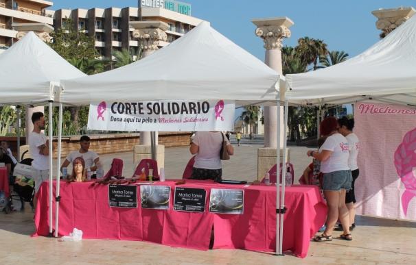 Un total de 63 peluquerías de la provincia de Málaga colaboran con 'Mechones solidarios'