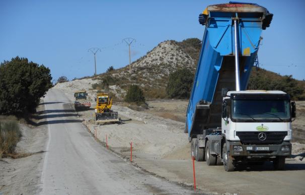 La carretera entre Monegrillo y Osera queda cortada este lunes por las obras de arreglo impulsadas por la DPZ