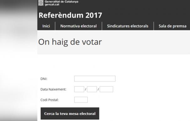 La jueza ordena deshabilitar la web que indica dónde puede votar cada ciudadano