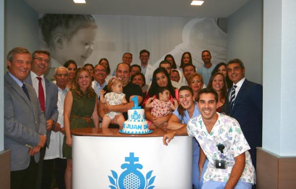 La Unidad de la Mujer del Hospital San Juan de Dios celebra su primer aniversario con 400 niños nacidos