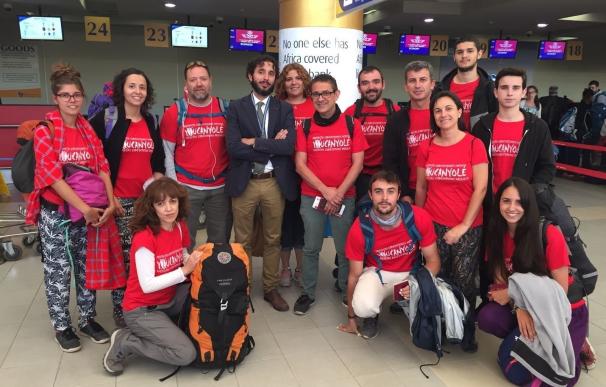 Los 13 cooperantes castellonense bloqueados varios días en Kenia a la espera de vuelos regresan a España