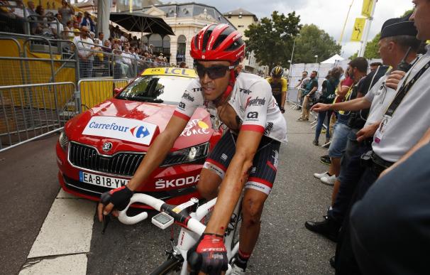 Contador: "Espero que sea solo un mal día por la falta de competición"