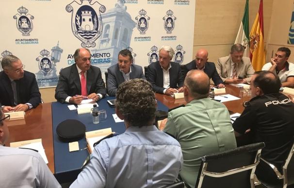 Sanz apunta que el puerto de Algeciras cuenta con "potenciación de efectivos y medios" de seguridad