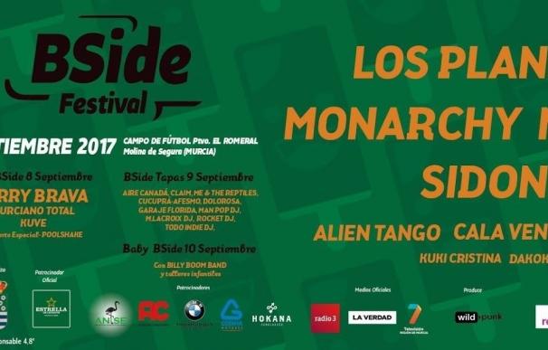 Los Planetas, Sidonie, Monarchy, Neuman y Varry Brava, en el B-Side Festival 2017