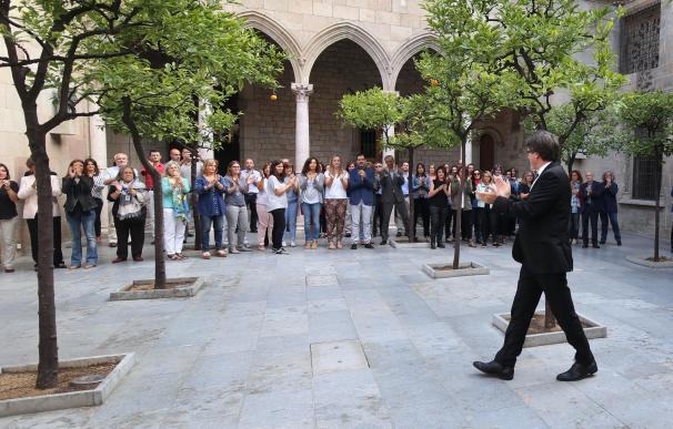 Puigdemont hará una declaración institucional a las 12.30 en la Generalitat