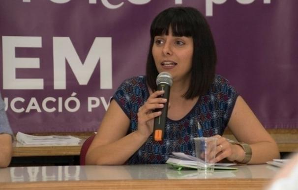 Sandra Mínguez deja el Consejo Ciudadano de Podemos y entrega su acta de diputada