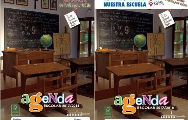 Finalmente cambiarán la portada de la agenda escolar de Lucena en vez de solo tapar la imagen de Franco