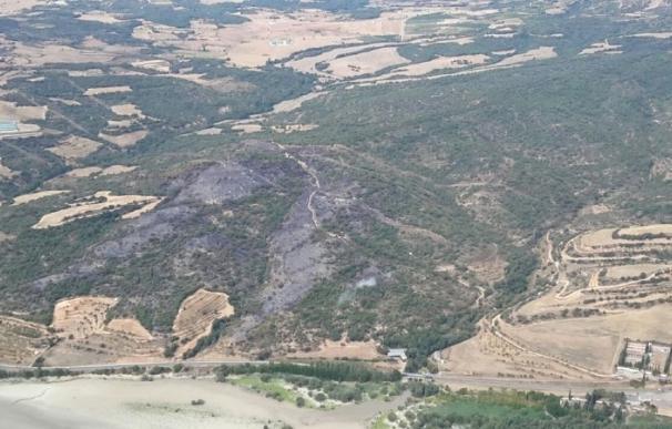Controlado el incendio en las inmediaciones de Graus (Huesca) tras arrasar 43 hectáreas