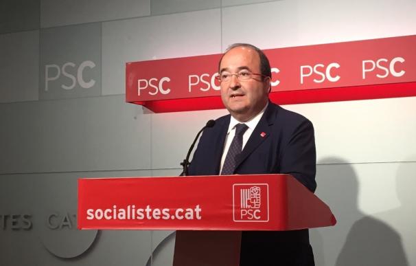 Iceta (PSC) exige al Gobierno catalán renunciar al referéndum y pide un proceso de diálogo