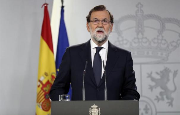 Rajoy insta al Govern de la Generalitat a "regresar a la ley y a la democracia"
