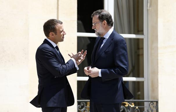 Macron, Merkel, Gentiloni y Mogherini trasladan a Rajoy sus condolencias por los atentados de Barcelona y Cambrils