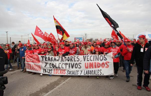 Coca-Cola inicia un proceso negociador con los trabajadores de Fuenlabrada para poner fin al conflicto