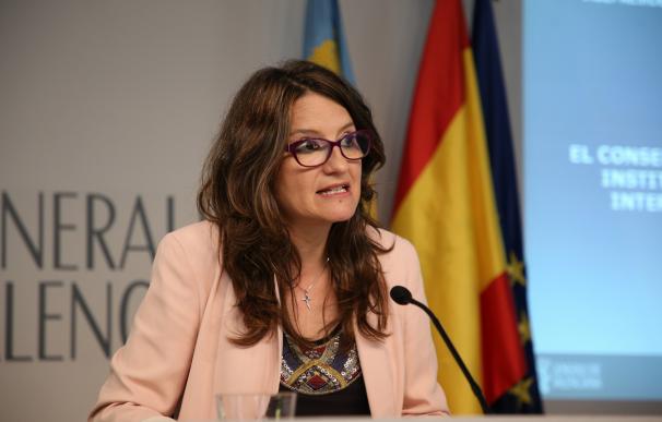 Oltra insiste en que la movilización por la financiación "no es para molestar a Rajoy" y pide al PPCV que se sume