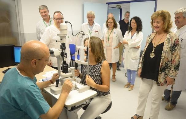 La Junta invierte 275.000 euros en las nuevas instalaciones de Oftalmología del Complejo Hospitalario