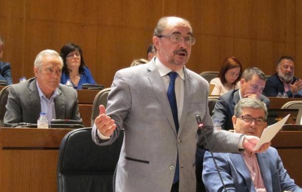 Lambán no duda de la neutralidad de Ferraz y de Pedro Sánchez en las primarias del PSOE Aragón