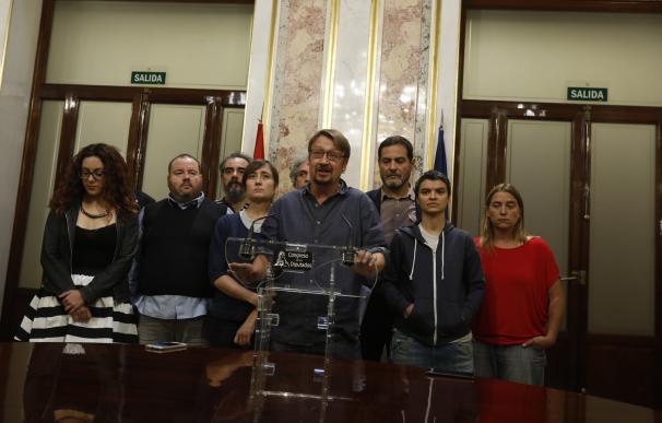 Domènech (CatComú) llama a movilizarse en defensa de "los derechos y la soberanía" catalana