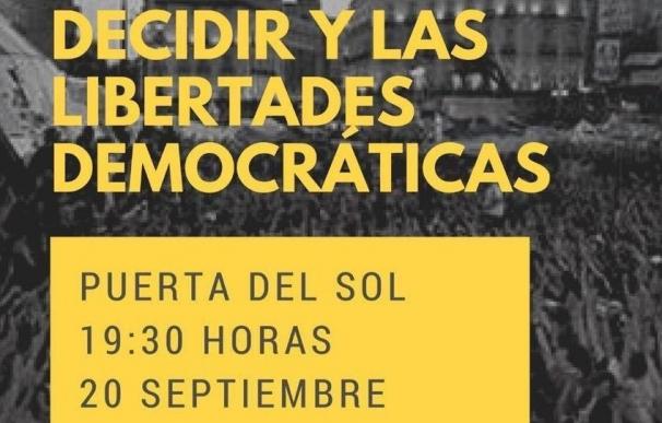 Policía identificará a organizadores de la concentración en Sol contra detenciones en Cataluña por no ser comunicada