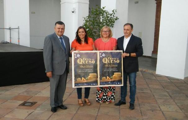 Diputación y Junta apoyan la XIV Fiesta del Queso de Zuheros, con queserías artesanales de toda España