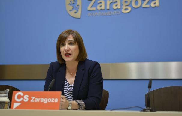 Cs pide que el alcalde de Zaragoza que revoque la autorización del acto sobre el referéndum