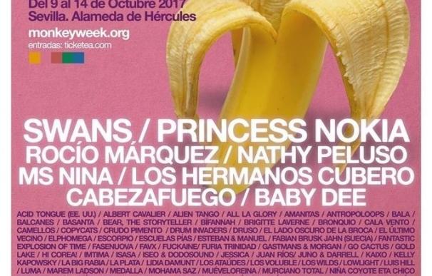 La novena edición del Monkey Week reunirá a más de cien artistas en Sevilla