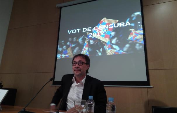 Benedito podría demandar al Barça si no hay acuerdo por los plazos del voto de censura