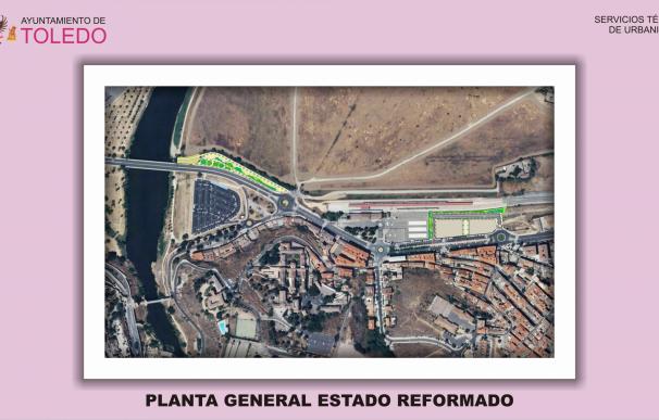 Ayuntamiento Toledo prevé 130 viviendas nuevas, 100 árboles, 70 plazas de aparcamiento y un nuevo vial en Santa Bárbara