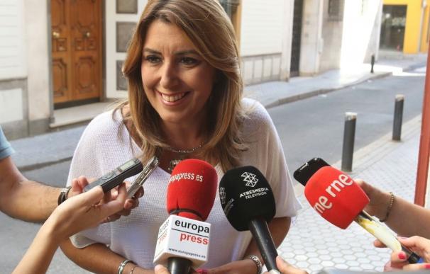 Susana Díaz: "Tengo absolutamente claro que Andalucía no es menos ni que Cataluña ni que Euskadi ni que Galicia"
