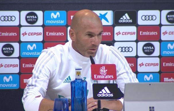 Zidane: "Es bueno que te piten porque luego quieres reaccionar y hacerlo mejor"