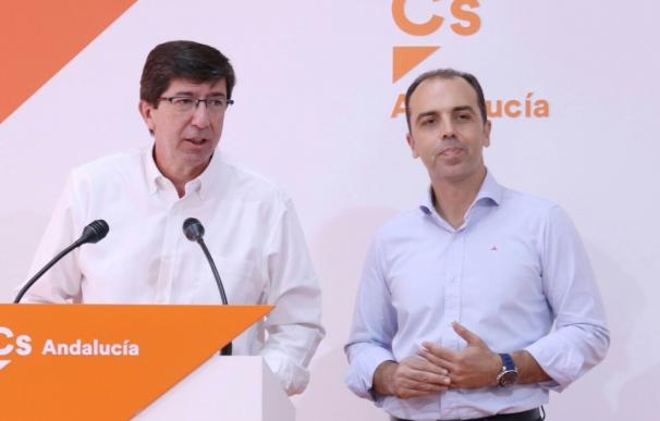 Marín insiste en que el millón exento en sucesiones es "inamovible" y que el acuerdo presupuestario depende del PSOE-A
