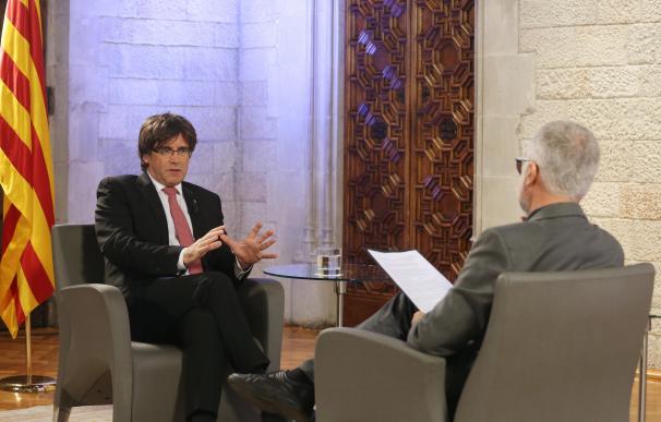 Puigdemont dice que no se puede suspender el referéndum: "Hay una nueva legalidad"