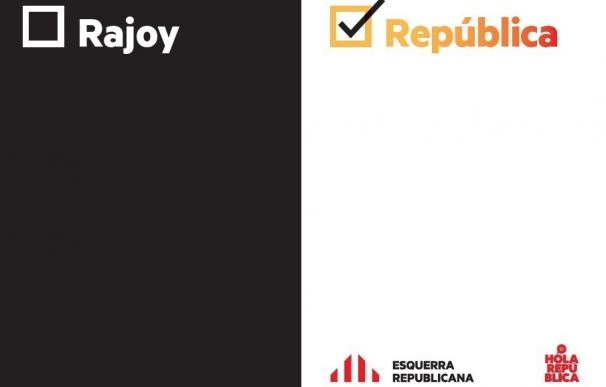ERC lanza un nuevo lema de campaña tras las detenciones: 'Rajoy o República'