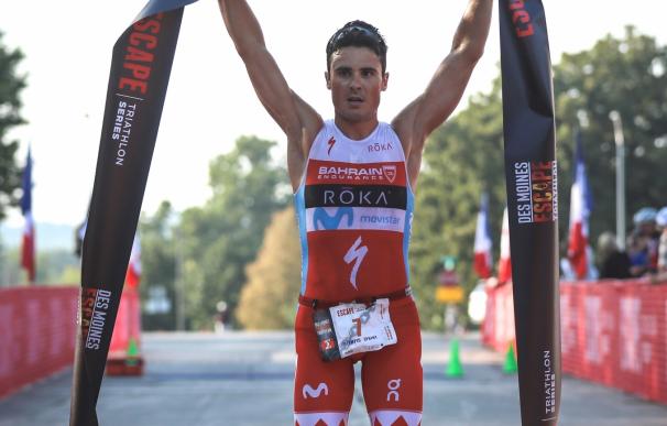 Gómez Noya conquista el triatlón de Des Moines antes de afrontar el Mundial de Ironman