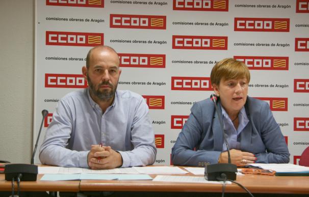 CC.OO. propone un acuerdo político para "salvar la sanidad pública" en Aragón