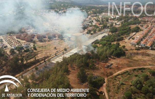 Declarado un incendio forestal en Minas de Riotinto