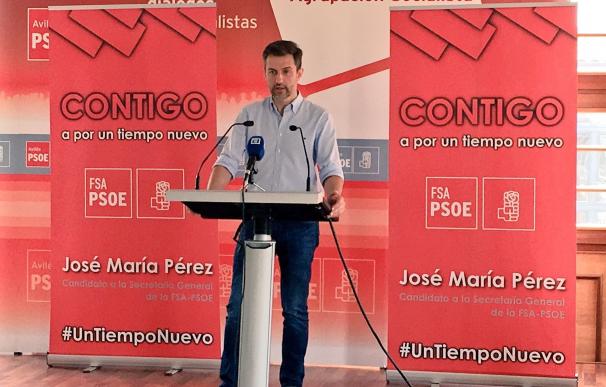 Pérez (PSOE) plantea avanzar del actual sistema autonómico al federal para acabar con las tensiones territoriales