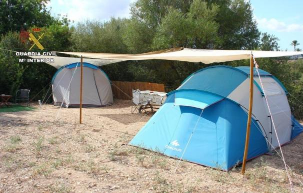 La Guardia Civil denuncia a tres campings ilegales en Mallorca