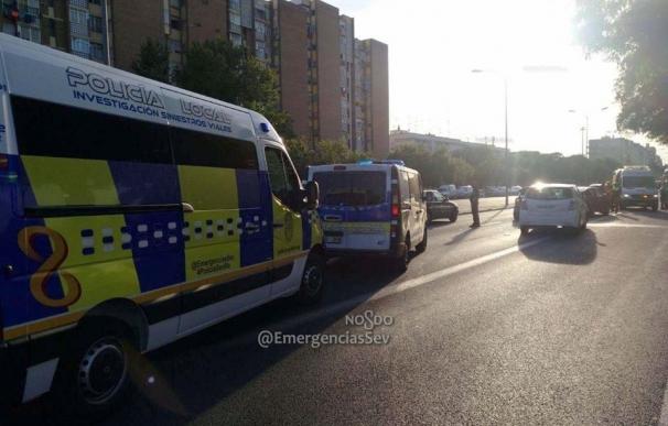 Lesionadas diez personas en un accidente múltiple en la avenida de Andalucía
